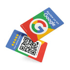 Multicolor Review Card for Google Business