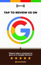 Multicolor Review Card for Google Business