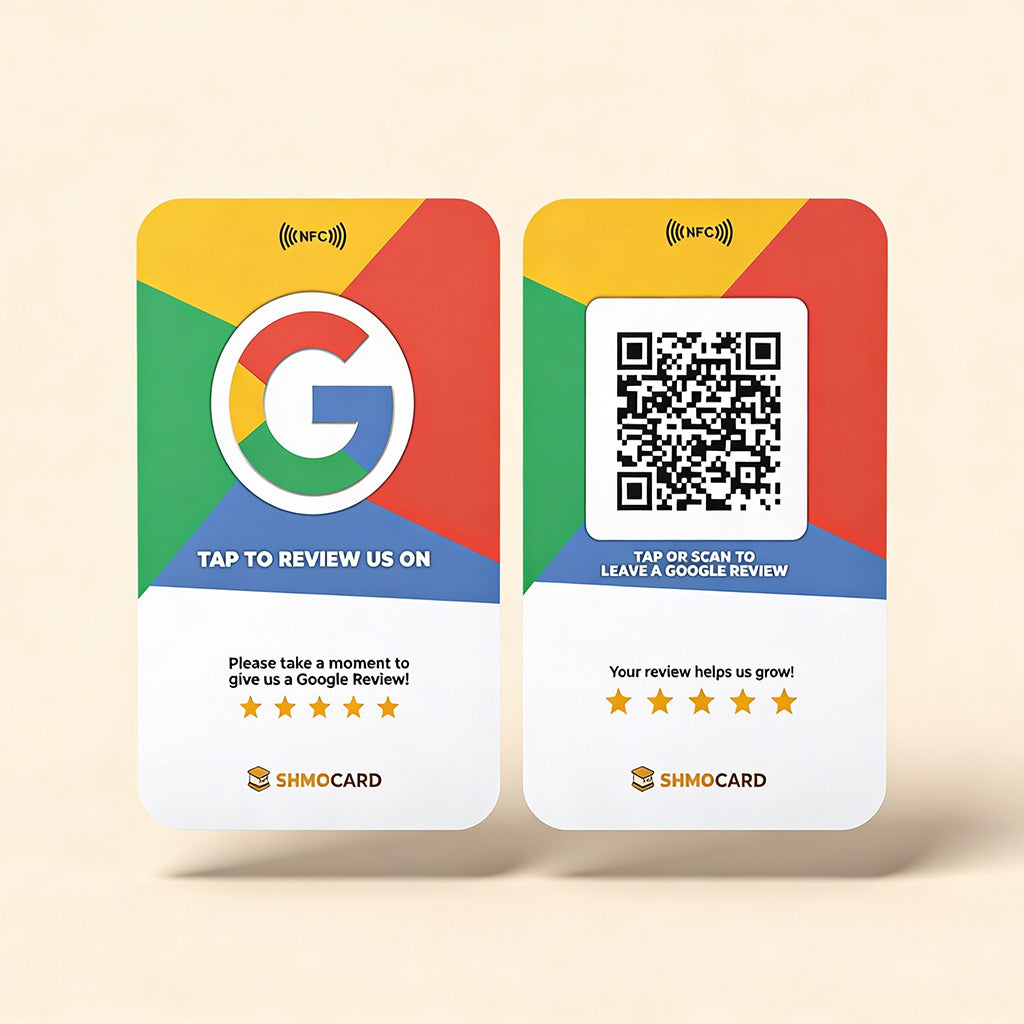 Standard Google review tap card included in the Whole Store Suite