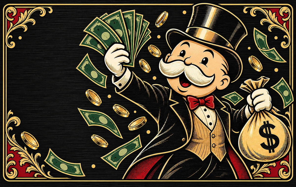 ShmoBiz Money Tycoon card front artwork preview